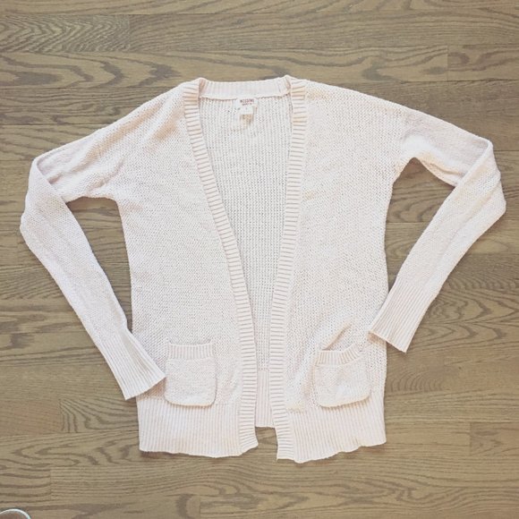 Mossimo Supply Co. Sweaters - Mossimo Supply Co. Pink Long Sleeve Caridgan S